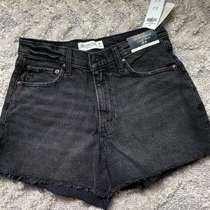 Abercrombie Curve Love 90s Relaxed Cutoff Shorts